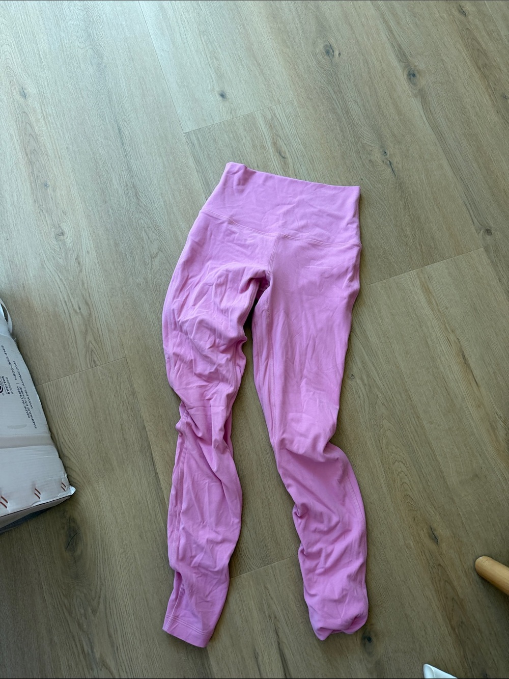 Lululemon Size 4 Pink High-Waist Leggings